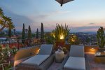 Sunset views from the top of the casita terrace